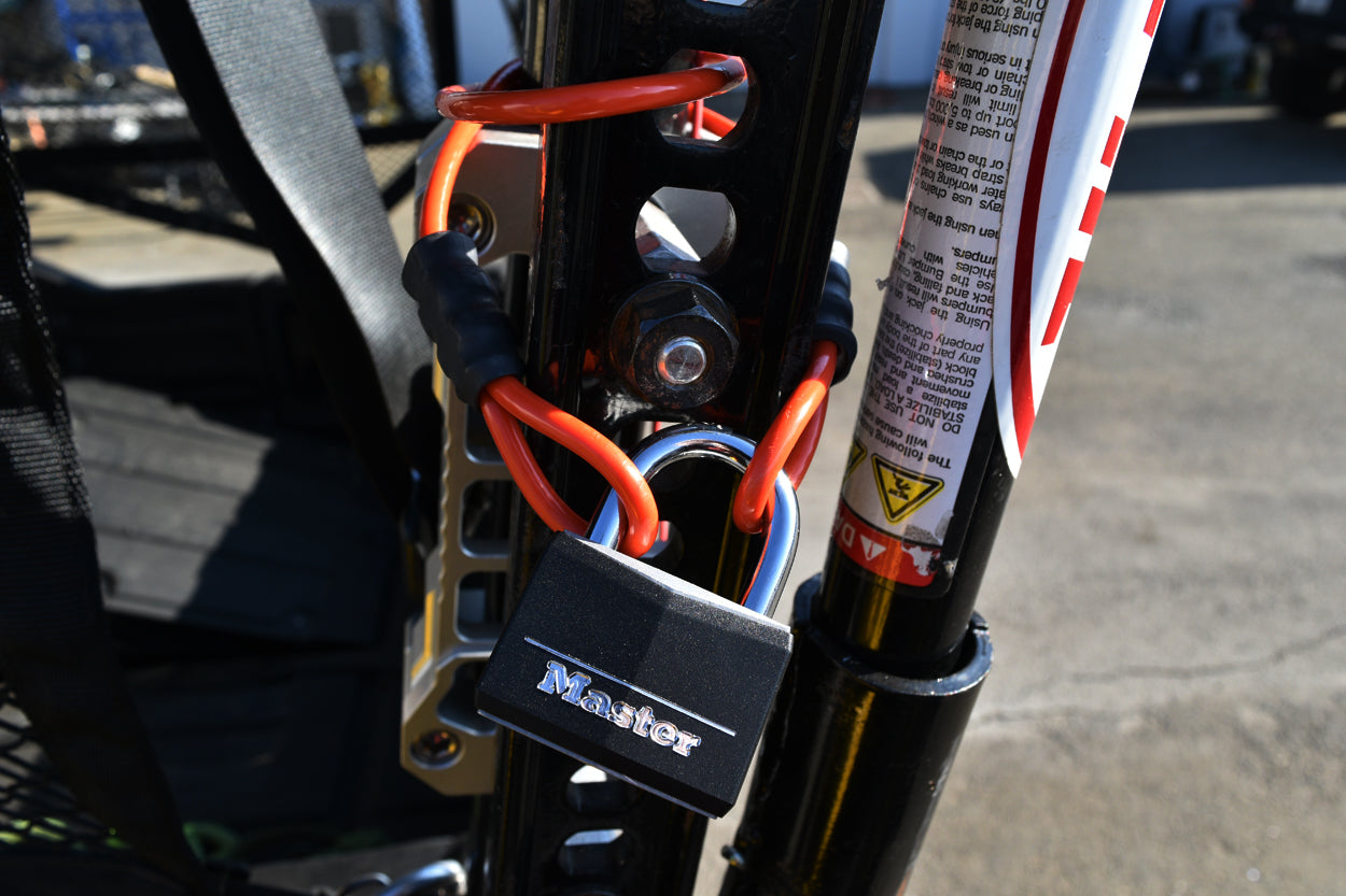 Orange Cable Lock Kit by Agency 6 | A6 Adventure