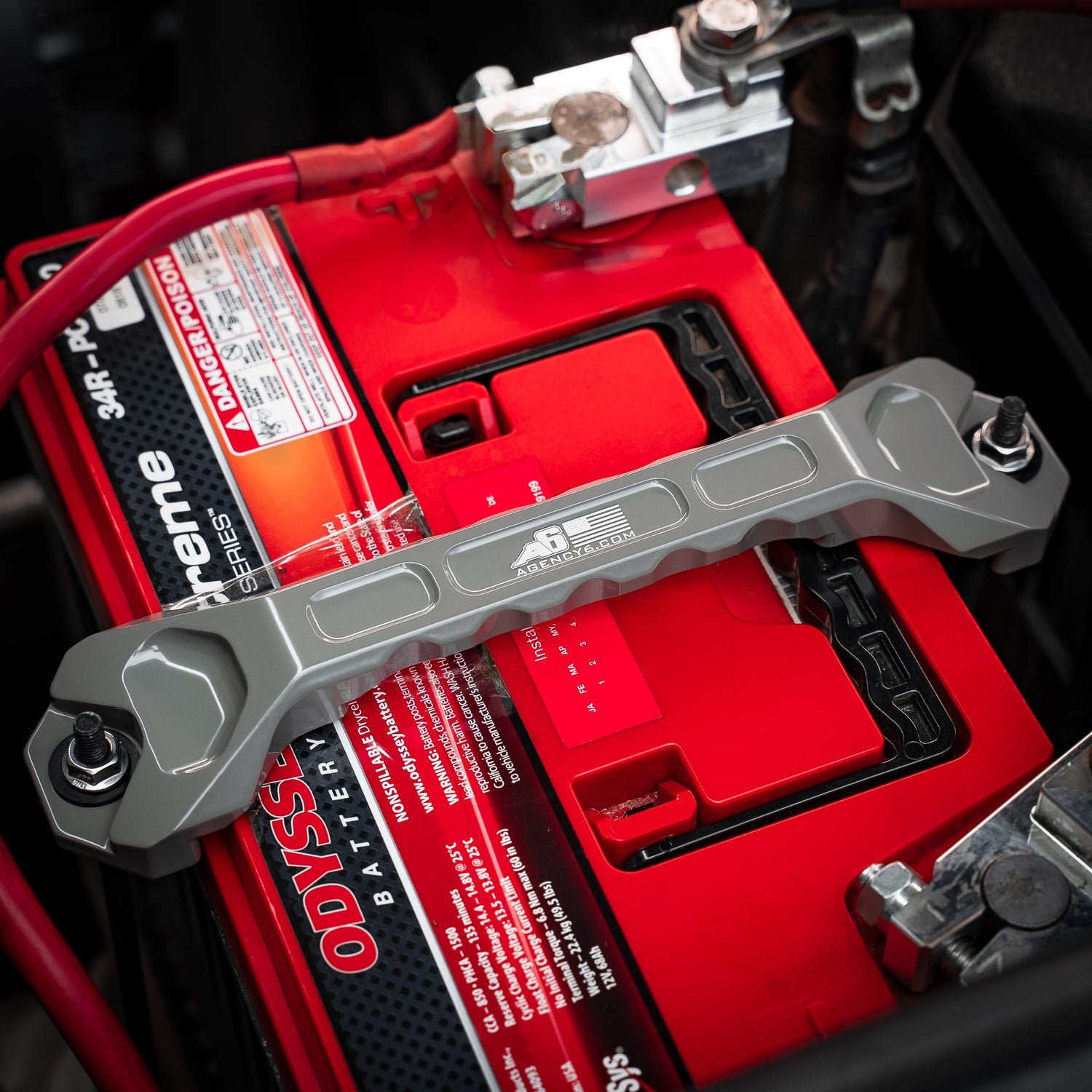 Agency 6 Toyota Lexus Billet Battery Hold Down