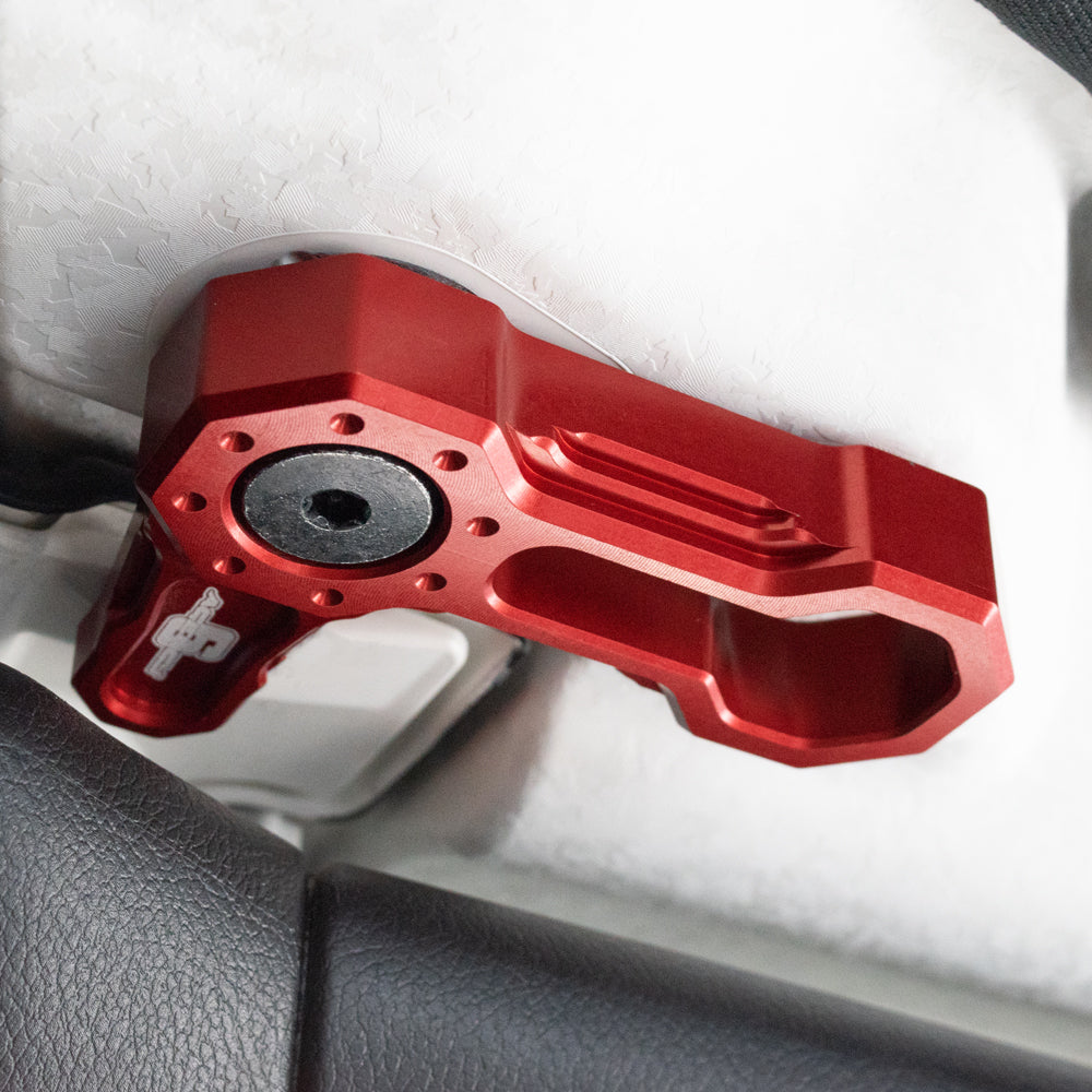 L-Shaped Roof Locks JL/JT Jeep Red | Agency 6 – Agency6.com