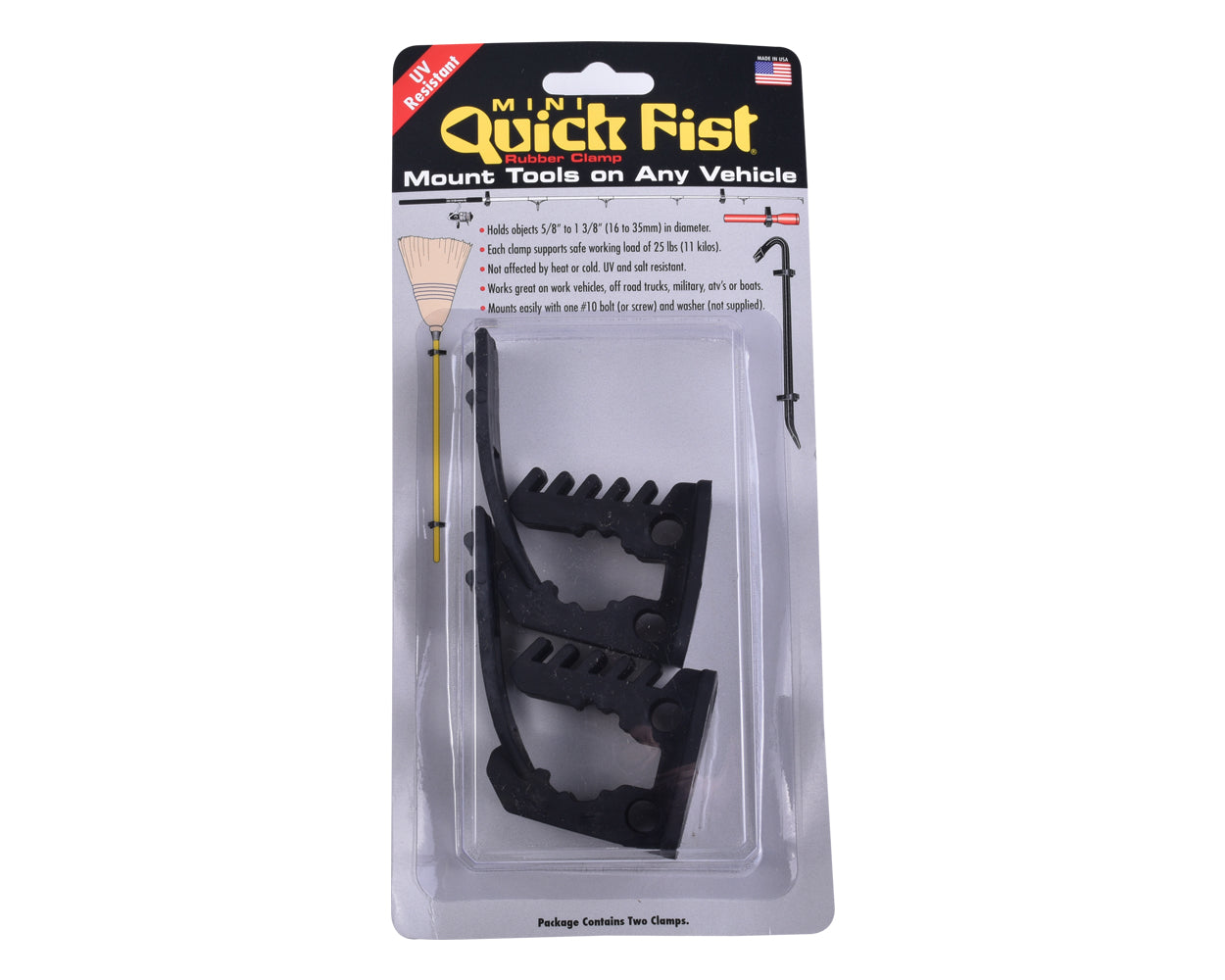 Mini Quick Fist Rubber Clamp Pair | Agency 6 Gear