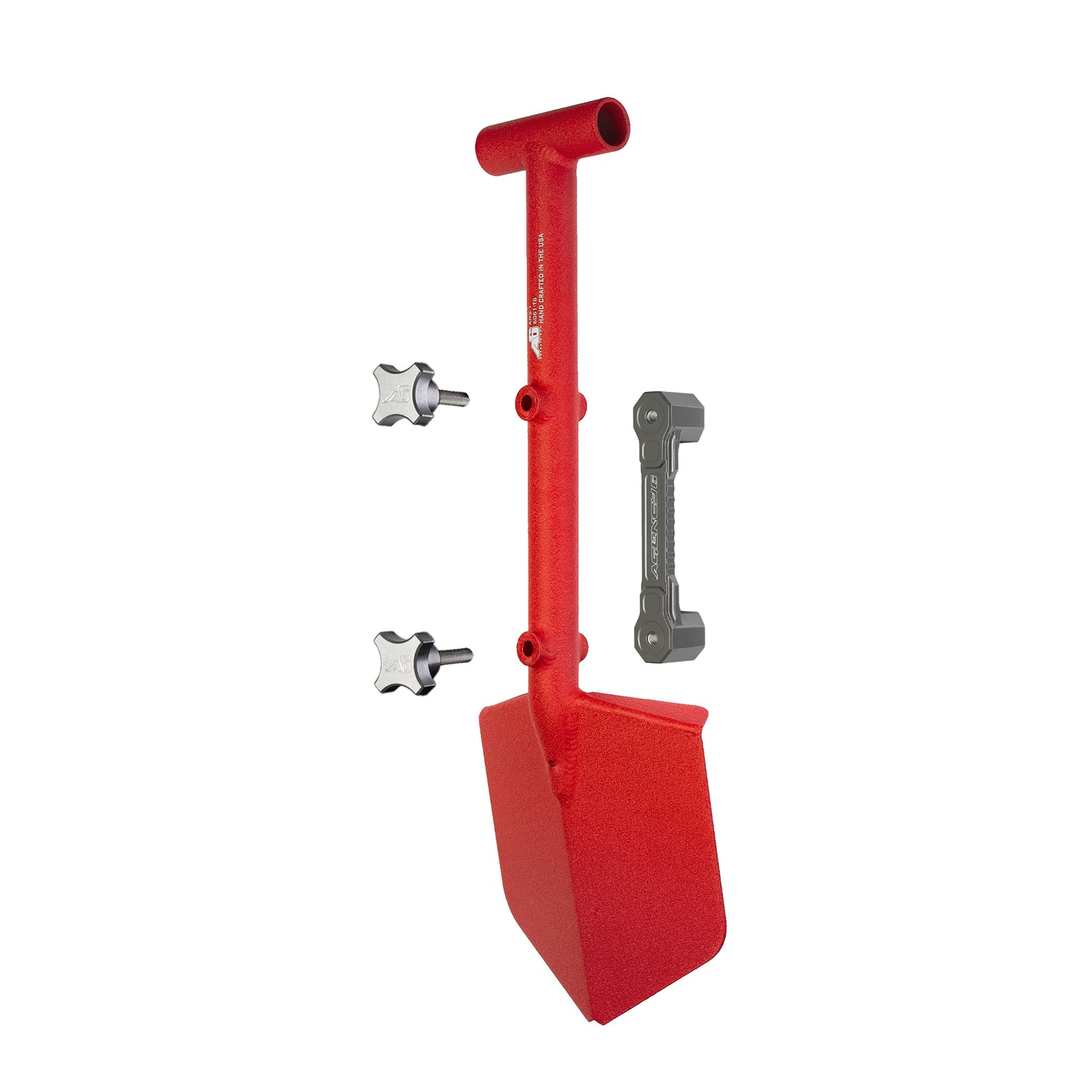Metal Shovel Mount Combo | Red Mini Shovel by Agency 6