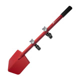 Agency 6 Aluminum Shovel - Durable Red & Black Combo