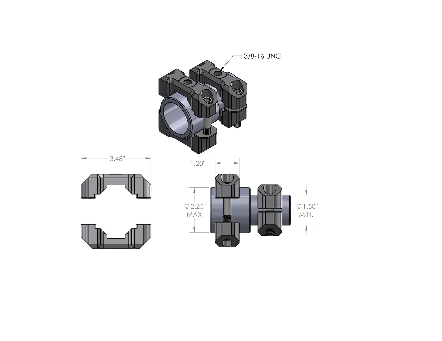 Agency 6 Universal Device Mount - UMD Pair