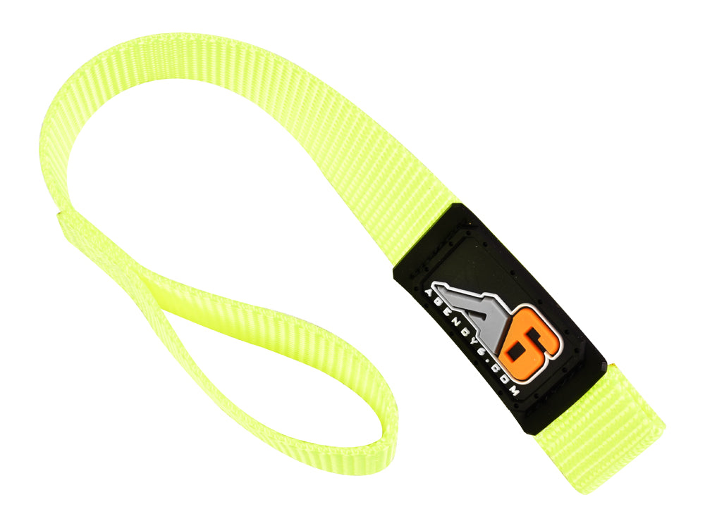 A6™ WINCH HOOK Pull Strap - SAFETY YELLOW - 1 inch wide